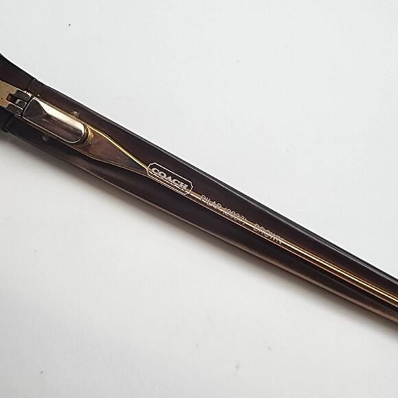 NWOT Coach Pilar Brown Prescription Glasses Frames & Case - Picture 10 of 10